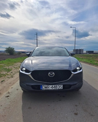 Mazda CX-30 cena 109900 przebieg: 36340, rok produkcji 2021 z Wrocław małe 172